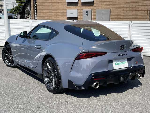 トヨタ スープラ RZ 群馬県 2024(令6)年 1.1万km グレーＭ ワンオーナー/純正ナビ/フルセグTV　Bluetooth　USB　/バックカメラ/ハーフレザーシート/パワーシート（D席メモリー付き）/ETC/純正LEDヘッドライト/電動格納ミラー/革巻きステア/ステアリングオーディオスイッチ/デュアルAAC/シートヒーター/JBLサウンドスピーカー/保証書/取説/スペアキーｘ１