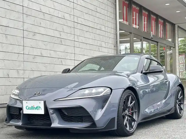 トヨタ スープラ RZ 埼玉県 2024(令6)年 1.1万km グレー ワンオーナー/外部検査済み/6MTモデル/カラー：ボルカニックアッシュグレーM/純正ナビ/フルセグTV/Bluetooth/USB　/バックカメラ/ハーフレザーシート/パワーシート（D席メモリー付き）/ETC/純正LEDヘッドライト/電動格納ミラー/革巻きステア/ステアリングオーディオスイッチ/デュアルAAC/シートヒーター/JBLサウンドスピーカー/新車保証書/取扱説明書/スペアキーｘ１