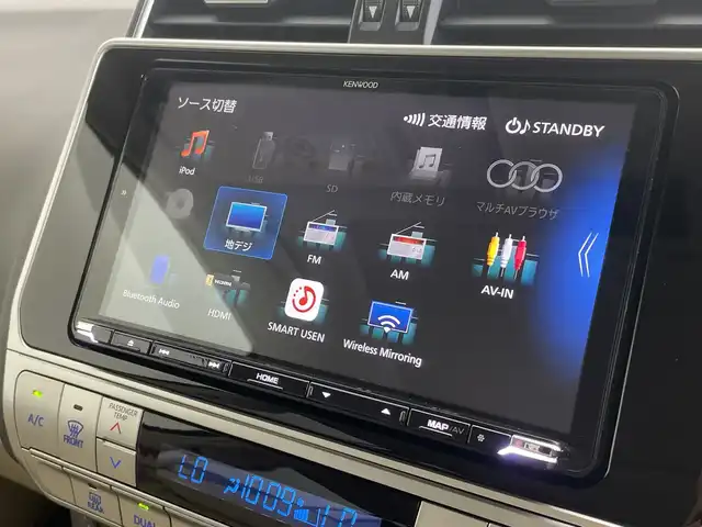 トヨタ ランドクルーザー プラド TX Lパッケージ マットブラED 新潟県 2023(令5)年 1万km 黒 4WD/社外ナビ/Bluetooth/フルセグTV/ETC/前方ドライブレコーダー/純正フロアマット/バックモニター/トヨタセーフティセンス/アダプティブクルーズコントロール/衝突被害軽減装置/サンルーフ/前席パワーシート/前席シートヒーター/前席エアシート/ルーフレール/3列シート/純正18インチAW/横滑り防止装置/盗難防止装置/前後コーナーセンサー/純正LEDヘッドライト/オートライト/オートマチックハイビーム