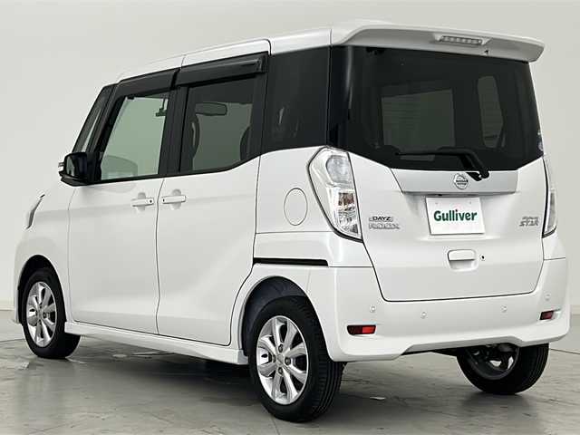 日産 デイズ ルークス ハイウェイスター Xターボ 宮城県 2019(令1)年 5.1万km ホワイトパール 禁煙車/エマージェンシーブレーキ/車線逸脱警報/オートハイビーム/純正SDナビ/CD.DVD.SD.BT/フルセグTV/アラウンドビューモニター/片側パワースライドドア/LEDヘッドライト/フォグランプ/純正ドライブレコーダー/ETC/アイドリングストップ/横滑り防止機能/ステアリングスイッチ/プッシュスタート/スマートキー/純正14インチAW/純正フロアマッド/ロールサンシェード/シートバックテーブル