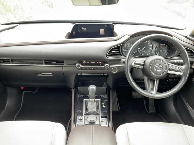 マツダ ＣＸ－３０ XD プロアクティブ 福島県 2023(令5)年 2.3万km ポリメタルグレーM ワンオーナー/純正SDナビ/　【フルセグ/CD/DVD/MSV/HDMI/BT】/バックカメラ/全周囲カメラ/ステアリングスイッチ/レーダークルーズコントロール/パドルシフト/白レザーシート/前席シートヒーター/運転席パワーシート/ETC/ドライブレコーダー前後/ヘッドアップディスプレイ/ブラインドスポットモニター/電動リアゲート/アイドリングストップ/コーナーセンサー/パーキングアシスト/レーンキープアシスト/純正フロアマット/衝突軽減システム