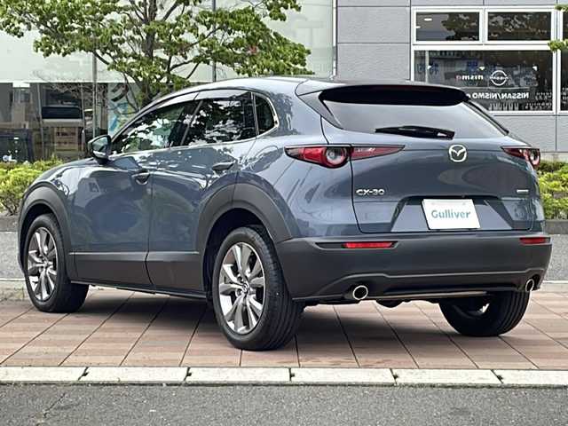 マツダ ＣＸ－３０ XD プロアクティブ 福島県 2023(令5)年 2.3万km ポリメタルグレーM ワンオーナー/純正SDナビ/　【フルセグ/CD/DVD/MSV/HDMI/BT】/バックカメラ/全周囲カメラ/ステアリングスイッチ/レーダークルーズコントロール/パドルシフト/白レザーシート/前席シートヒーター/運転席パワーシート/ETC/ドライブレコーダー前後/ヘッドアップディスプレイ/ブラインドスポットモニター/電動リアゲート/アイドリングストップ/コーナーセンサー/パーキングアシスト/レーンキープアシスト/純正フロアマット/衝突軽減システム