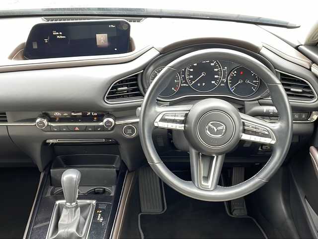 マツダ ＣＸ－３０ XD プロアクティブ 福島県 2023(令5)年 2.3万km ポリメタルグレーM ワンオーナー/純正SDナビ/　【フルセグ/CD/DVD/MSV/HDMI/BT】/バックカメラ/全周囲カメラ/ステアリングスイッチ/レーダークルーズコントロール/パドルシフト/白レザーシート/前席シートヒーター/運転席パワーシート/ETC/ドライブレコーダー前後/ヘッドアップディスプレイ/ブラインドスポットモニター/電動リアゲート/アイドリングストップ/コーナーセンサー/パーキングアシスト/レーンキープアシスト/純正フロアマット/衝突軽減システム