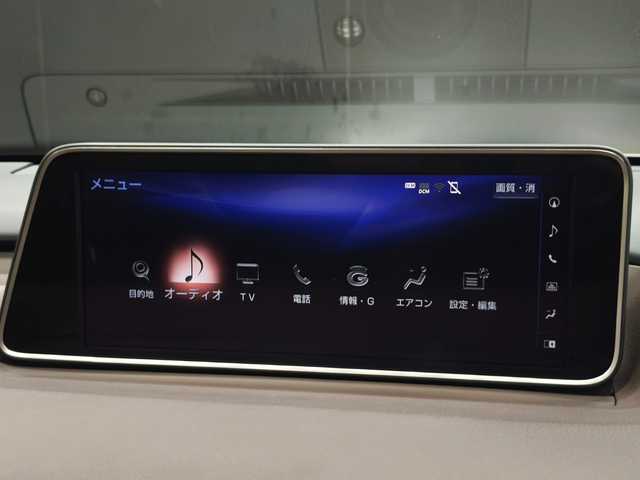 レクサス ＲＸ 450hL 群馬県 2018(平30)年 3.9万km ソニッククォーツ ムーンルーフ/マークレビンソン/黒革シート/ノーブルブラウンインテリアカラー/三眼LEDライト/全方位カメラ/シートベンチレーション/ヘッドアップディスプレイ/ステアリングヒーター/ETC2.0