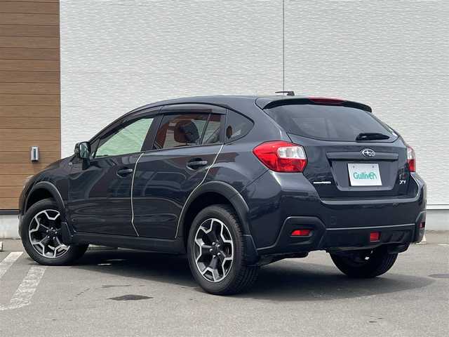 スバル インプレッサ ＸＶ 2．0i 秋田県 2014(平26)年 1.8万km ダークグレーメタリック ４WD/LEDヘッドライト/社外オーディオ（AM/FM/CD）/純正アルミ/リモコンキー/アイドリングストップ/クルーズコントロール/ステアリングスイッチ/MTモード付AT/ETC/パドルシフト/純正フロアマット/純正ドアバイザー/オートライト/オートエアコン/パワーステアリング/パワーウィンドウ/レベライザー/横滑り防止/電動格納ウィンカーミラー/保証書/取扱説明書/記録簿