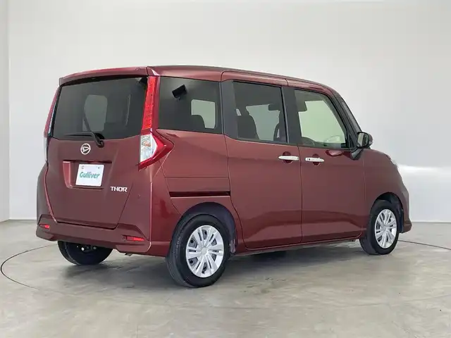 ダイハツ トール G 埼玉県 2023(令5)年 1万km ファイアークォーツレッドM スマートアシスト　ＡＬＰＩＮＥ９インチナビ　パノラマモニター　ドライブレコーダ　ＨＤＭＩ　両側パワースライドドア　純正アルミホイール　スマートキー　オートライト　ＬＥＤヘッドライト　地デジフルセグ