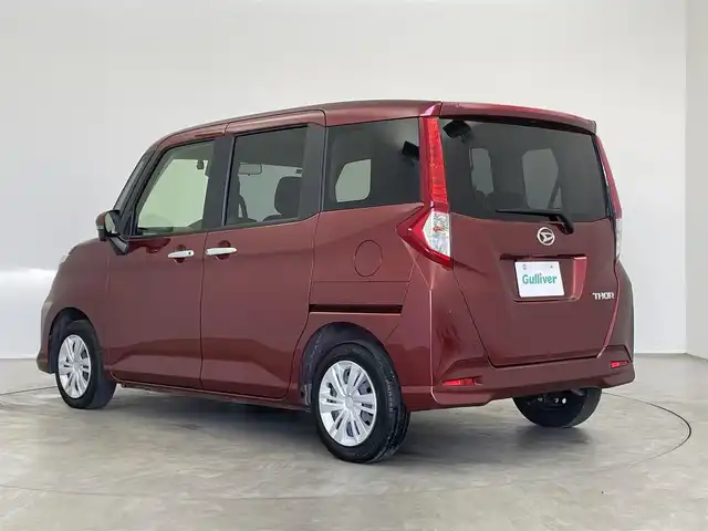 ダイハツ トール G 埼玉県 2023(令5)年 1万km ファイアークォーツレッドM スマートアシスト　ＡＬＰＩＮＥ９インチナビ　パノラマモニター　ドライブレコーダ　ＨＤＭＩ　両側パワースライドドア　純正アルミホイール　スマートキー　オートライト　ＬＥＤヘッドライト　地デジフルセグ