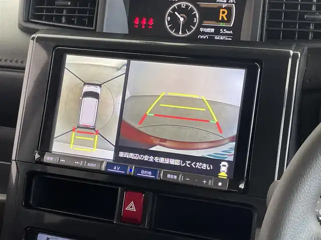 ダイハツ トール G 埼玉県 2023(令5)年 1万km ファイアークォーツレッドM スマートアシスト　ＡＬＰＩＮＥ９インチナビ　パノラマモニター　ドライブレコーダ　ＨＤＭＩ　両側パワースライドドア　純正アルミホイール　スマートキー　オートライト　ＬＥＤヘッドライト　地デジフルセグ
