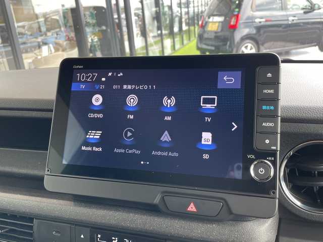 ホンダ Ｎ ＢＯＸ カスタム 愛知県 2023(令5)年 1.2万km プラチナホワイトパール 純正9型ディズプレイオーディオナビ/全方位カメラ/両側パワースライドドア/レーダークルーズコントロール/シートヒーター/バックカメラ/コーナーセンサー/純正アルミホイール/LEDヘッドライト/オートマチックハイビーム/ドライブレコーダー/ETC/衝突軽減システム/フルセグ/CD DVD/Bluetooth/ステアリングスイッチ/スマートキー/プッシュスタート
