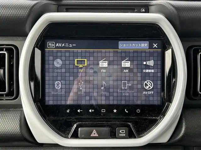 スズキ ハスラー HYBRID X 新潟県 2020(令2)年 4.6万km クールカーキPM 衝突軽減/全方位カメラ/純正ナビ/(AM/FM/CD/DVD/BT/フルセグ)/ETC/アイドリングストップ/コーナーセンサー/シートヒーター/革巻きステアリング/ステアリングスイッチ/AUTOライト/LEDヘッドライト/フォグランプ/横滑り防止/プッシュスタート/スマートキー