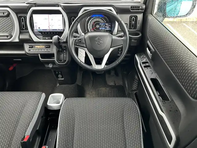 スズキ ハスラー HYBRID X 新潟県 2020(令2)年 4.6万km クールカーキPM 衝突軽減/全方位カメラ/純正ナビ/(AM/FM/CD/DVD/BT/フルセグ)/ETC/アイドリングストップ/コーナーセンサー/シートヒーター/革巻きステアリング/ステアリングスイッチ/AUTOライト/LEDヘッドライト/フォグランプ/横滑り防止/プッシュスタート/スマートキー