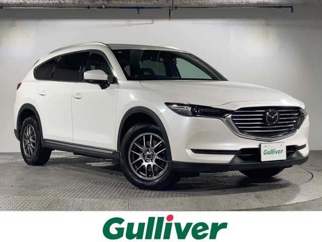 マツダ ＣＸ－８ XD Lパッケージ 沖縄県 2019(平31)年 6.5万km スノーフレイクホワイトパールマイカ 県外仕入れ/禁煙車/BOSEサウンドシステム/純正ナビ/フルセグTV/360°カメラ/レザーシート/メモリーシート/ベンチレーション/パワーバックドア/ルーフレール/ブラインドスポットモニター/ヘッドアップディスプレイ/純正ドライブレコーダー/純正アルミホイール/LEDヘッドライト/オートハイビーム