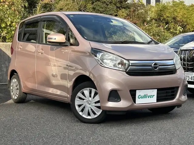 日産 デイズ X 長崎県 2016(平28)年 9.2万km シルキーローズM ワンオーナー/純正ナビ（ＢＴ／フルセグＴＶ／ＣＤ）/アラウンドビューモニター/エマージェンシーブレーキ/ＥＴＣ/スマートキー/プッシュスタート/ステアリングスイッチ/アイドリングストップ