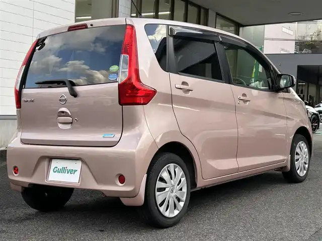 日産 デイズ X 長崎県 2016(平28)年 9.2万km シルキーローズM ワンオーナー/純正ナビ（ＢＴ／フルセグＴＶ／ＣＤ）/アラウンドビューモニター/エマージェンシーブレーキ/ＥＴＣ/スマートキー/プッシュスタート/ステアリングスイッチ/アイドリングストップ