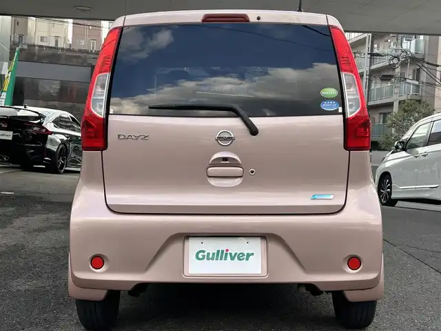 日産 デイズ X 長崎県 2016(平28)年 9.2万km シルキーローズM ワンオーナー/純正ナビ（ＢＴ／フルセグＴＶ／ＣＤ）/アラウンドビューモニター/エマージェンシーブレーキ/ＥＴＣ/スマートキー/プッシュスタート/ステアリングスイッチ/アイドリングストップ