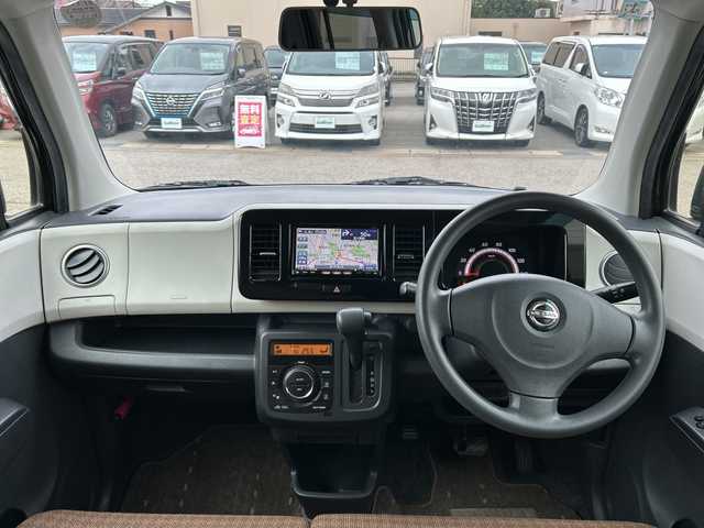 日産 モコ X 富山県 2012(平24)年 5.7万km アーバンブラウン 純正メモリナビ/Bluetooth、ワンセグTV、AM、FM、CD、SD/バックカメラ/ABS/盗難防止装置/プッシュスタート/スマートキー/スペアキー/ドアバイザー/純正マット/パワーステアリング/パワーウィンドウ/取扱説明書/保証書/記録簿