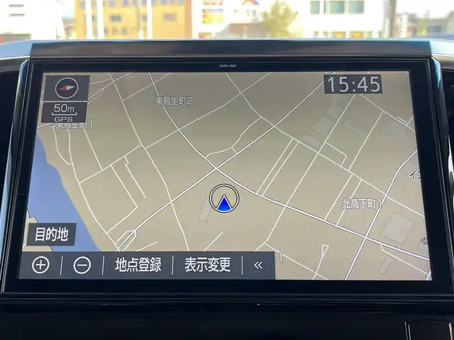 トヨタ ヴェルファイア V 愛媛県 2019(令1)年 5.3万km ホワイトパールクリスタルシャイン 禁煙車/登録時走行距離：52224km/ディーラーオプション純正10インチナビ/CD/DVD/フルセグTV/Bluetooth/バックカメラ/３６０°ドライブレコーダー/デジタルインナーミラー/ビルトインETC/純正12.1インチフリップダウンモニター(リモコン有)/サンルーフ/衝突被害軽減システム/クリアランスソナー/横滑り防止装置/レーンキープアシスト/レーダークルーズコントロール/LEDヘッドライト/フォグランプ/オートライト/オートマチックハイビーム/レザーシート/運転席パワーシート/オットマン/両側パワースライドドア/エンジンスタートボタン/スマートキー/純正フロアマット/純正１７インチアルミホイール