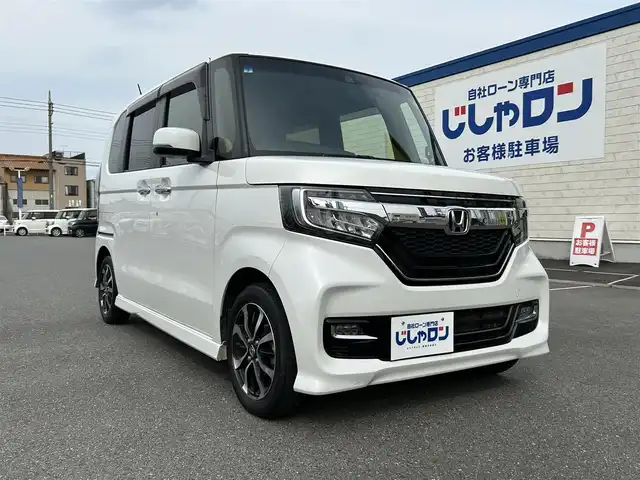 ホンダ Ｎ ＢＯＸ カスタム G L ホンダセンシング 群馬県 2019(平31)年 12.3万km プラチナホワイトパール (株)IDOMが運営する【じしゃロン伊勢崎店】の自社ローン専用車両になりますこちらは現金またはオートローンご利用時の価格です。自社ローンご希望の方は別途その旨お申付け下さい/ホンダセンシング/純正メモリーナビゲーション/バックカメラ/CD/DVD/SD/BT/DTV/USB/ETC/左パワースラアイドドア/オートライト/ドアバイザー/純正フロアマット