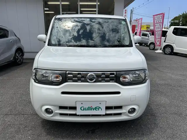 日産 キューブ 15X Vセレクション 愛知県 2014(平26)年 5.8万km ブリリアントホワイトパール 純正ナビ/Bluetooth/フルセグテレビ/ビルトインETC/オートライト/プッシュスタート/電格ミラー/ドアバイザー/取説、保証書、スペアキー