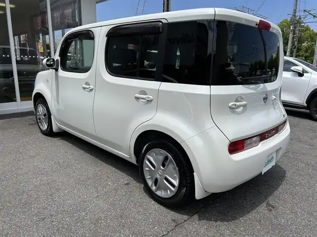 日産 キューブ 15X Vセレクション 愛知県 2014(平26)年 5.8万km ブリリアントホワイトパール 純正ナビ/Bluetooth/フルセグテレビ/ビルトインETC/オートライト/プッシュスタート/電格ミラー/ドアバイザー/取説、保証書、スペアキー