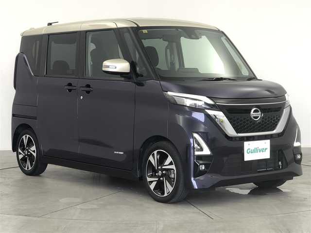 日産 ルークス HWS Gターボ プロパイロットED 愛知県 2020(令2)年 3.7万km パープルⅡ ワンオーナー/純正９型ナビ/　（ＢＴ／フルセグＴＶ／ＣＤ／ＤＶＤ）/プロパイロット/アラウンドビューモニタ/快適パックＡ/ＥＴＣ/前後ドラレコ/両側パワスラ/純正15インチAW