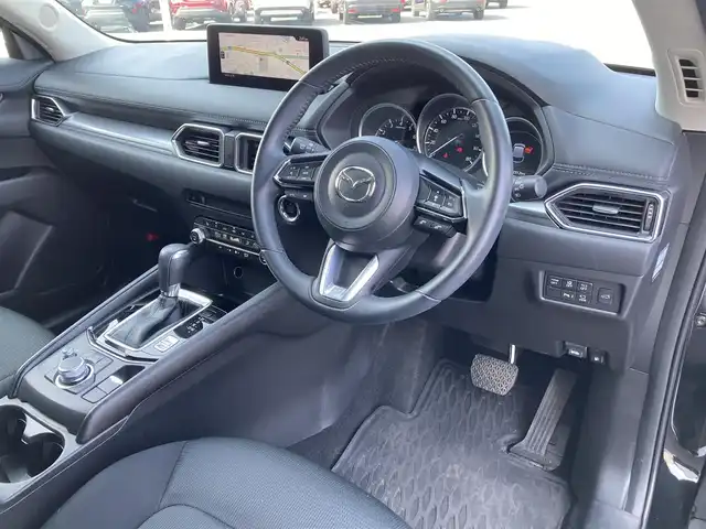 マツダ ＣＸ－５ 20S プロアクティブ 千葉県 2022(令4)年 2.3万km ジェットブラックマイカ 純正メモリナビ/(BT FM AM)/全周囲カメラ/前後ドライブレコーダー/衝突被害軽減システム/車線逸脱警報/クルーズコントロール/ETC/アイドリングストップ/LEDヘッドライト/フォグランプ/オートライト/ウィンカーミラー/電動格納ミラー/純正17インチAW/シートヒーター/シートリフター/ステアリングヒーター/電動リアゲート/プッシュスタート/スマートキー/フロアマット/取扱説明書