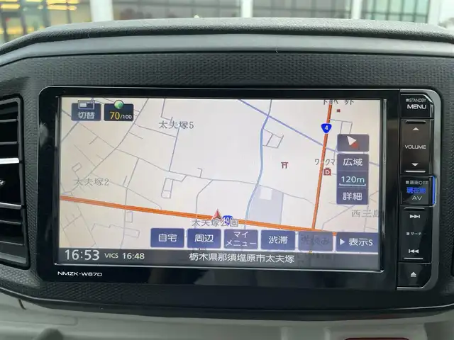 ダイハツ ミラ イース X SAⅢ 栃木県 2017(平29)年 5.1万km ホワイト スマートアシスト3/純正イ7ンチワイドナビ/フルセグTV/DVD/Bluetooth/ETC/LEDヘッドライト/純正14インチAW/アイドリングストップ/横滑り防止装置/コーナーセンサー/アイドリングストップ/ABS/パワーウインドウ/パワーステアリング/キーレス/保証書/取説