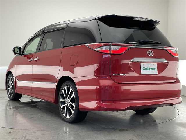 トヨタ エスティマ アエラス プレミアム 千葉県 2017(平29)年 6.4万km ブラック/レッドマイカメタリック 2トーン セーフティセンス/　・プリクラッシュセーフティシステム/　・レーンディパーチャーアラート/　・オートマチックハイビーム/純正１０型ナビ/両側パワースライドドア/禁煙/パワーシート/黒ハーフレザー/フルセグＴＶ/ＤＶＤ/バックカメラ/ＥＴＣ　/ＬＥＤヘッドライト（オートライト）　/スマートキー　/純正18インチアルミホイール