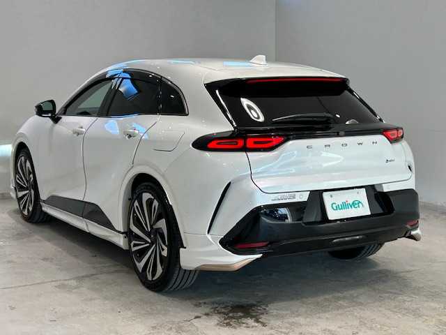 トヨタ クラウン スポーツ Z 宮城県 2024(令6)年 1.3万km プレシャスホワイトパール 4WD/モデリスタエアロ/デジタルインナーミラー/純正ナビ/全方位カメラ/Bluetooth/フルセグTV/トヨタセーフティセンス/・プリクラッシュセーフティ/・レーンディパーチャーアラート/・レーンチェンジアシスト/・レーントレーシングアシスト/・レーダークルーズコントロール/・アダプティブハイビームシステム/・ロードサインアシスト/・プロアクティブドライビングアシスト/・フロントクロストラフィックアラート/ブラインドスポットモニター/前後コーナーセンサー/ヘッドアップディスプレイ/オートホールド/AC100V充電/電動リアゲート/ステアリングヒーター/レザーシート/シートメモリー/エアーシート/シートヒーター/パワーシート/LEDヘッドライト/フォグランプ/オートライト/ヘッドライトウォッシャー/純正ビルトインETC2.0/純正ドライブレコーダー/純正フロアマット
