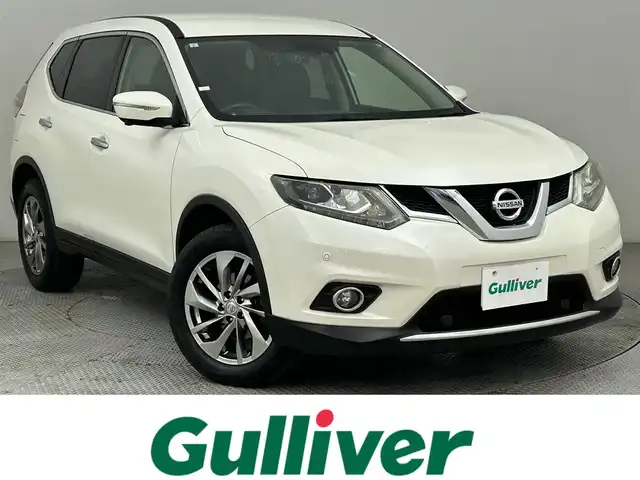 日産 エクストレイル 20Xtt エマージェンシーブレーキ 道央・札幌 2017(平29)年 5.9万km ブリリアントホワイトパール ・パートタイム４WD/・純正メモリナビ/・CD/DVD/BT/USB/フルセグ/・アラウンドビューモニター/・ビルトインETC/・前後ドライブレコーダー/・社外レーダー探知機/・パワーバックドア/・エマージェンシーブレーキ/・横滑り防止装置/・クルーズコントロール/・アイドリングストップ/・ダウンヒルアシストコントロール/・レーンキープアシスト/・パーキングアシスト/・ブラインドスポットモニター/・前後コーナーセンサー/・カプロンシート/・前席シートヒーター/・社外フロアマット/・LEDヘッドライト/・オートライト