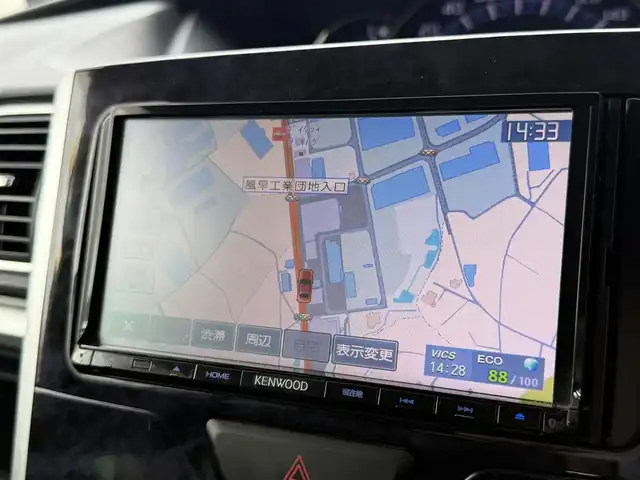 ダイハツ タント カスタム X トップED SAⅡ 千葉県 2016(平28)年 5.9万km ブラックマイカメタリック ケンウッドメモリナビ/フルセグ/レーンアシスト/衝突軽減ブレーキ/リアモニター/バックカメラ/片側パワースライド/ETC/純正アルミ/ハーフレザー/LEDライト
