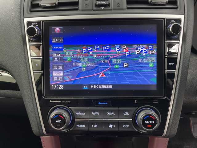 スバル レヴォーグ 1．6STIスポーツアイサイト 道央・札幌 2018(平30)年 3.3万km クリスタルブラックシリカ ・4WD/アイサイト/・衝突被害軽減ブレーキ/・純正SDナビ/・フルセグTV/CD/DVD/BT）/・バックカメラ/・レーダークルーズコントロール/・ブラインドスポットモニタリング/・レザーシート/・運転席/助手席パワーシート/・運転席/助手席シートヒーター/・デジタルインナーミラー/・オートライト/LEDヘッドライト/・パドルシフト