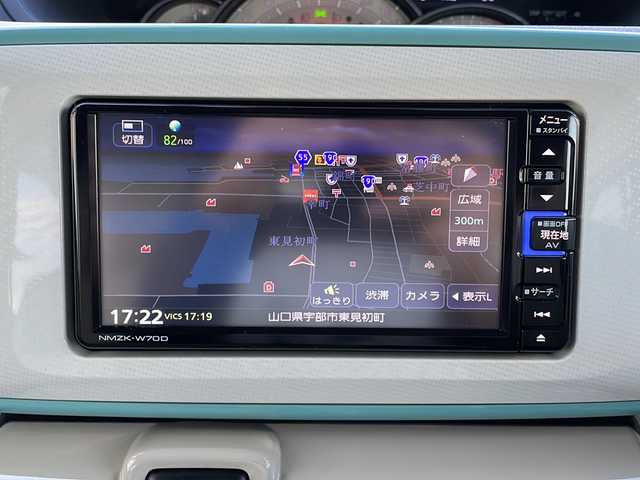 ダイハツ ムーヴ キャンバス G メイクアップ リミテッド　SAⅢ 山口県 2020(令2)年 4.4万km パールホワイトⅢ/ファインミントメタリック 2トーン 純正メモリナビ/・Bluetooth接続オーディオ/・フルセグテレビ/・USB接続/・DVD再生/全方位カメラ/ETC/両側オートスライドドア/スマートアシストIII/・衝突回避支援ブレーキ機能/・衝突警報機能/・車線逸脱警報機能/・誤発進抑制制御機能/・先行車発進お知らせ機能/・オートハイビーム/AFS/リアコーナーセンサー/純正LEDヘッドライト/オートライト機能/スマートキー/プッシュスタート/純正フロアマット/ドアバイザー
