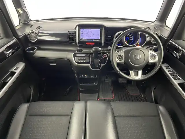 ホンダ Ｎ ＢＯＸ カスタムGターボSSブラックスタイル 埼玉県 2017(平29)年 7.3万km プレミアムベルベットパープル・パール ホンダセンシング　社外８インチナビ　フリップダウンモニター　バックカメラ　ビルトインＥＴＣ　ドライブレコーダー　クルーズコントロール　シートヒーター　社外アルミホイール　オートライト　ＨＩＤライト