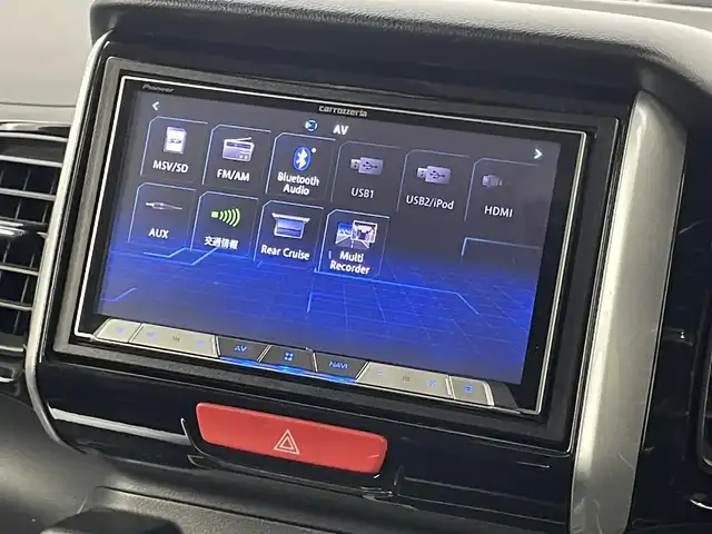 ホンダ Ｎ ＢＯＸ カスタムGターボSSブラックスタイル 埼玉県 2017(平29)年 7.3万km プレミアムベルベットパープル・パール ホンダセンシング　社外８インチナビ　フリップダウンモニター　バックカメラ　ビルトインＥＴＣ　ドライブレコーダー　クルーズコントロール　シートヒーター　社外アルミホイール　オートライト　ＨＩＤライト