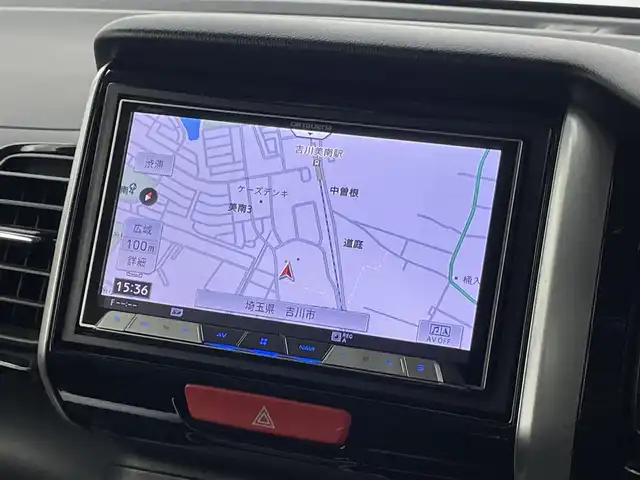 ホンダ Ｎ ＢＯＸ カスタムGターボSSブラックスタイル 埼玉県 2017(平29)年 7.3万km プレミアムベルベットパープル・パール ホンダセンシング　社外８インチナビ　フリップダウンモニター　バックカメラ　ビルトインＥＴＣ　ドライブレコーダー　クルーズコントロール　シートヒーター　社外アルミホイール　オートライト　ＨＩＤライト