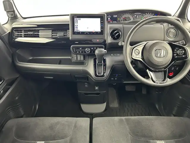 ホンダ Ｎ ＢＯＸ カスタム L 千葉県 2021(令3)年 2.2万km ミッドナイトブルービームM 禁煙車/純正7型ナビ（VXM-214VFi）/AM＆FM＆Bluetooth＆フルセグTV＆CD＆DVD/両側電動スライドドア　/レーダークルーズコントロール　/ホンダセンシング　/衝突軽減ブレーキ /LEDヘッドライト（オートライト機能付）/ビルトインETC　/シートヒーター/ヘッドライトレベライザー　/レーンアシスト　/USBポート/電動格納サイドミラー/ISOFIX/純正フロアマット/純正ドアバイザー/バックカメラ/アイドリングストップ/ウィンカーミラー/プッシュスタート
