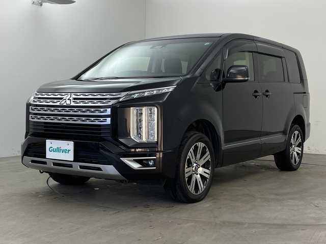 三菱 デリカＤ：５ G パワーパッケージ 兵庫県 2022(令4)年 5.1万km アメジストブラック ・社外ナビ/Bluetooth/CD/DVD/SD/TV/・全方位カメラ/・4WD/・ディーゼル車/・衝突軽減ブレーキ/・レーダクルーズコントロール/・レーンキープアシスト/・オートマチックハイビーム/・両側パワースライドドア/・パワーバックドア/・ステアリングヒーター/・パドルシフト/・運転席パワーシート/・前席シートヒーター/・前後ドライブレコーダー/・ETC/・フロアマット/・オートワイパー/・LEDヘッドライト/・純正アルミホイールタイヤ/・取扱説明書/・保証書/・スペアキー