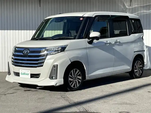 トヨタ ルーミー カスタムG 長野県 2020(令2)年 1万km パールホワイトⅢ スマートアシストIII/純正メモリーナビTV(型式：NSCN-W68）/・CD/Bluetooth/SD/全方位カメラ　/両側パワースライドドア/純正ビルトインETC/純正14インチAW/前後ドライブレコーダー/前後コーナーセンサー/追従型クルーズコントロール/前席シートヒーター　/純正フロアマット/LEDオートライト/プッシュスタート/スマートキー/スペアキー