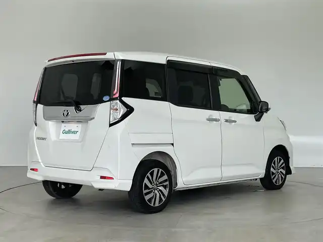 トヨタ ルーミー カスタムG 埼玉県 2020(令2)年 1万km パールホワイトⅢ スマートアシストIII/純正メモリーナビTV(型式：NSCN-W68）/・CD/Bluetooth/SD/全方位カメラ　/両側パワースライドドア/純正ビルトインETC/純正14インチAW/前後ドライブレコーダー/前後コーナーセンサー/追従型クルーズコントロール/前席シートヒーター　/純正フロアマット/LEDオートライト/プッシュスタート/スマートキー/スペアキー