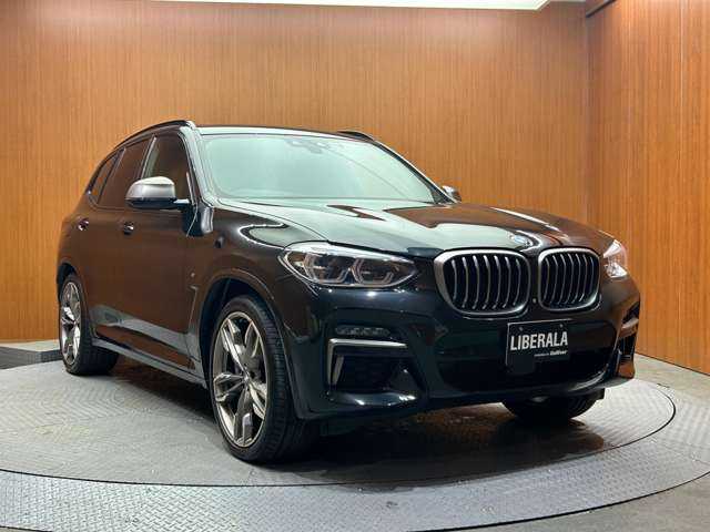 ＢＭＷ Ｘ３ M40d 千葉県 2019(令1)年 3.6万km サファイアブラックP パノラマＳＲ　/茶革シート　/ＡＣＣ　/ナビ　/ＴＶ　/３６０°ｈａｒｍａｎｋａｒｄｏｎサウンド　/シートヒーター　/ベンチレーション　/電動リアゲート　/パーキングアシストプラス　/ドライビングアシストプラス　/ＨＨＵＤ