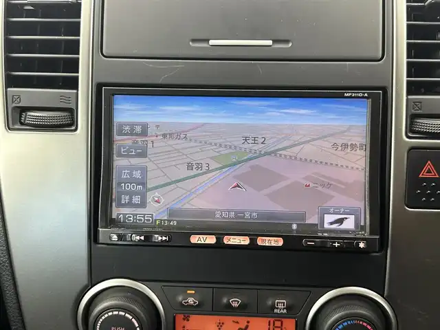 日産 ティーダ 15M SV +プラズマ 愛知県 2012(平24)年 7.8万km ビターショコラ 純正ナビ　/（フルセグ/BT/CD/DVD）　/15インチTiradoアルミホイール　/純正アルミ付きサマータイヤ有り/ドライブレコーダー　/ビルトインETC　/純正フロアマット　/LEDライト　/ハーフレザーシート　/オートライト　/ABS