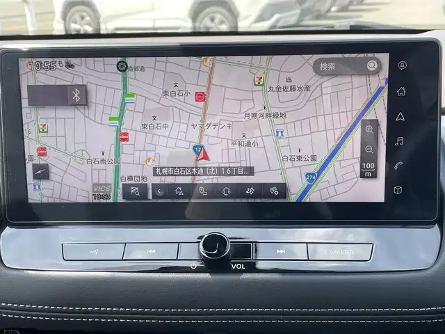 日産 エクストレイル G e－4ORCE 道央・札幌 2023(令5)年 1.8万km ブリリアントホワイトパール ・４WD/・衝突軽減ブレーキ/・プロパイロット/・サンルーフ/・パーキングアシスト/・全方位カメラ/・レザーシート/・パワーシート/・純正ディスプレイオーディオ/　BT＆USB＆TV/・バックカメラ/・サイドカメラ/・フロントカメラ/・パワーバックドア/・ブラインドスポットモニター/・デジタルインナーミラー/・置くだけ充電/・ヘッドアップディスプレイ/・ステアリングヒーター/・シートヒーター/・ダウンヒルアシスト/・プッシュスタート/・スマートキー/・コーナーセンサー/・レーンキープアシスト/・オートリトラミラー/・ETC/・オートライト/・オートエアコン/・社外AW＆夏タイヤ積込/・ウィンカーミラー/・フォグライト/・スペアキー