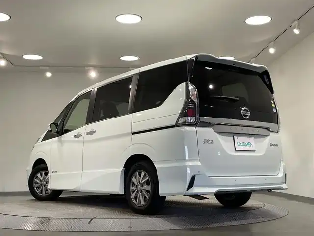 日産 セレナ e－パワー ハイウェイスター V 愛知県 2018(平30)年 5.7万km ミントホワイトP 純正９インチナビ/（CD/DVD/Blu-lay/フルセグ/Bluetooth/SD）/プロパイロット/フリップダウンモニター/デジタルインナーミラー/アラウンドビューモニター/両側パワースライドドア/ビルトインＥＴＣ２．０/ドライブレコーダー　/シートヒーター/コーナーセンサー/ＬＥＤヘッドライト