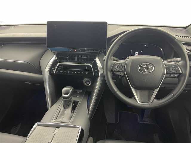 トヨタ ハリアー G 熊本県 2023(令5)年 3.5万km ブラック 純正12.3インチナビ（ＡｐｐｌＣａｒＰｌａｙ・ＡｎｄｒｏｉｄＡｕｔｏ・ＵＳＢ・ＢＴ・フルセグ）/デジタルインナーミラー録画機能付き　/バックカメラ　/ビルトインETC2.0　/モデリスタエアロ（Ｆ・Ｓ・Ｒ）/運転席パワーシート/パワーバックドア/トヨタセーフティーセンス/・プリクラッシュセーフティ/・レーンキープアシスト/・ロードサインアシスト/・駐車時支援パーキングサポートシステム/・アダブティブクルーズコントロール/・オートハイビーム/横滑り防止/電動パーキングブレーキ/ブレーキホールド/ハーフレザーシート/社外フロアマット/純正１８インチAW/オートライト/LEDヘッドライト/フォグライト/スマートキー/プッシュスタート