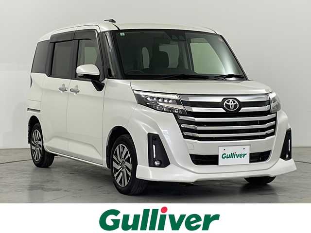 トヨタ ルーミー カスタムG 道央・札幌 2021(令3)年 2.6万km パールホワイトⅢ ・4WD/スマートアシスト/・レーダークルーズコントロール/・衝突被害軽減ブレーキ/・9インチディスプレイオーディオ /・フルセグTV/BT/AM/FM/・バックカメラ/・両側パワースライドドア/・コーナーセンサー/・純正エンジンスターター/・LEDヘッドライト/オートハイビーム/・ワイパーデアイサー/・オートブレーキホールド/・横滑り防止/・アイドリングストップ/・ドアバイザー/・純正フロアマット