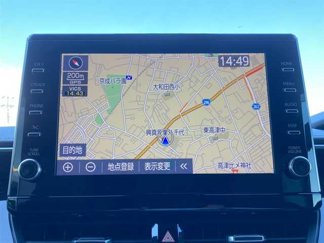 トヨタ カローラツーリング ハイブリッド ダブルバイビー 千葉県 2019(令1)年 3.5万km スパークリングブラックパールクリスタルシャイン T-Connectナビ/(Bluetooth フルセグTV)/バックカメラ/衝突被害軽減システム/車線逸脱警報/クルーズコントロール/ハーフレザーシート/横滑り防止装置/ビルトインETC/LEDヘッドライト/フォグランプ/オートライト/ウィンカーミラー/電動格納ミラー/純正17インチAW/シートリフター/プッシュスタート/スマートキー/フロアマット/ドアバイザー/スペアキー/取扱説明書