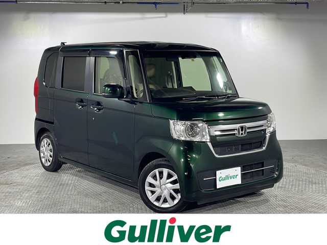 ホンダ Ｎ ＢＯＸ L 沖縄県 2022(令4)年 1.7万km ブリティッシュグリーンP 県外仕入れ/ホンダセンシング/純正ナビ（VXM-225Ci）/　【ＣＤ／Ｂｌｕｅｔｏｏｔｈ】　/バックカメラ/ビルトインＥＴＣ/片側パワースライド/渋滞追従機能付アダプティブクルーズコントロール/ビルトインＥＴＣ/スペアキー１本/純正フロアマット/ドアバイザー/前席シートヒーター/コーナーセンサー