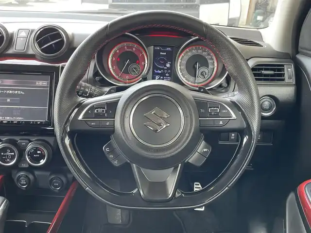 スズキ スイフト スポーツ セーフティPKG 東京都 2019(令1)年 6.3万km スーパーブラックパール 純正８型ナビ　/全周囲カメラ　/前後ドラレコ　/ＥＴＣ　/レーダークルーズ　/ＴＶ　/Ｂｌｕｅｔｏｏｔｈ　/ＣＤ　/ＤＶＤ　/純正フロアマット　/純正サイドバイザー　/衝突軽減システム　/オートライト　/オートエアコン