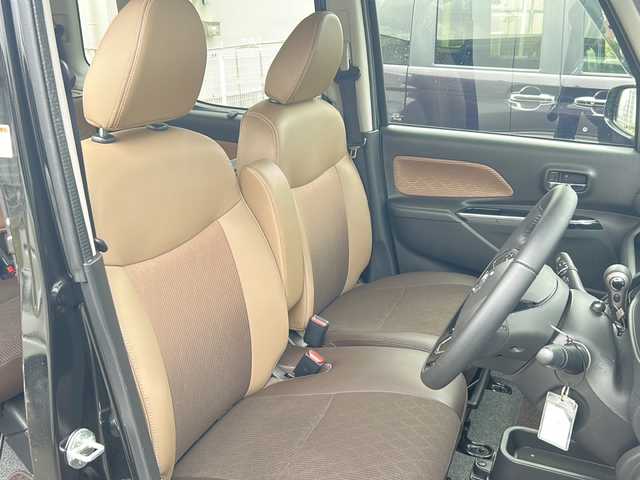 日産 デイズ ルークス ハイウェイスター Gターボ 長野県 2018(平30)年 2.7万km ブラック ターボ/７インチ純正ナビ/Bluetooth Audio/両側パワースライド/ＥＴＣ/全周囲カメラ/バックカメラ/クルーズコントロール/コーナーセンサー前後/ステアリングスイッチ/純正フロアマット/プッシュスタート/ＬＥＤヘッドライト/オートライト/オートマチックハイビーム/フォグランプ/ドアバイザー/スマートキー/後席ロールサンシェード/後席用テーブル ドリンクホルダー/横滑り防止機能/盗難防止機能